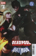 MARVEL/DC: DEADPOOL/BATMAN #1 ARTGERM VARIANT VF/NM MARVEL HOHC 2025