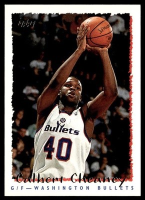 1994-95 Topps Calbert Cheaney Washington Bullets #125