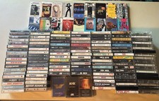 143 Cassette Tape Lot 80 90s Rock Pop AC/DC Queen Bon Jovi Aerosmith Depeche MJ