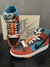 Nike SB Dunk HI Decon QS Men’s Sneakers Turquoise Blue/Black FQ1775 400 Size 10