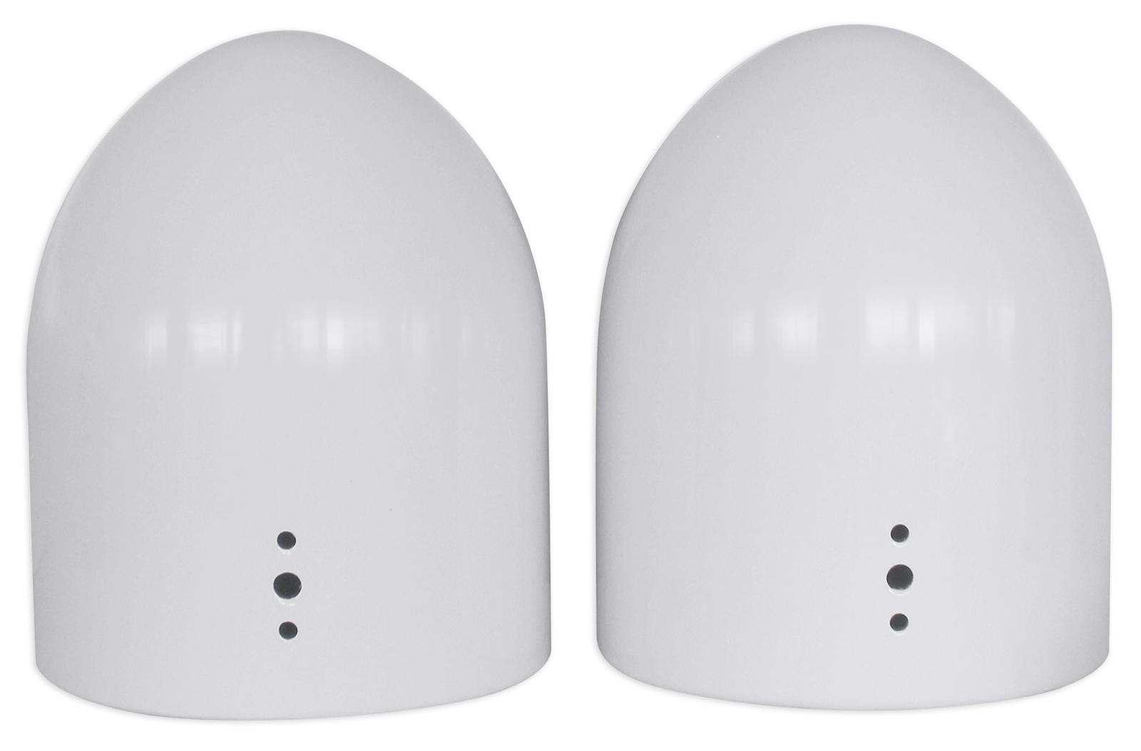 Pair Rockville MAC80W 77 White Aluminum Wakeboard Tower Speaker PodsCovers