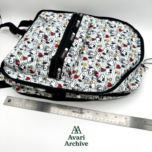 LeSportsac x Peanuts Snoopy Comic Strip Backpack Limited Edition NWT - Picture 4 of 6