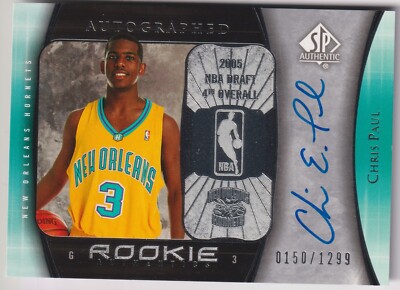 2005-2006 SP Authentic Rookie Auto Chris Paul /1299