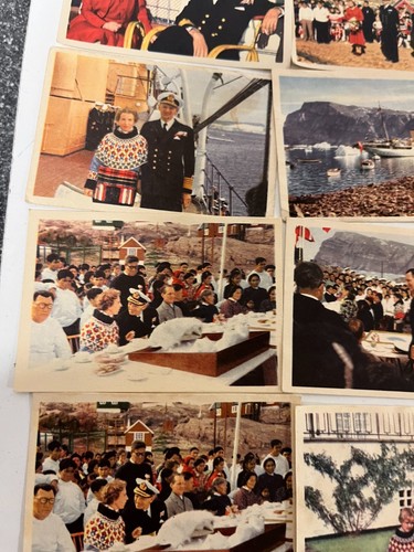 1960s OTA Solgryn Danish Royal Family Greenland Trading Cards - 18 Pcs Vintage - Picture 6 of 8