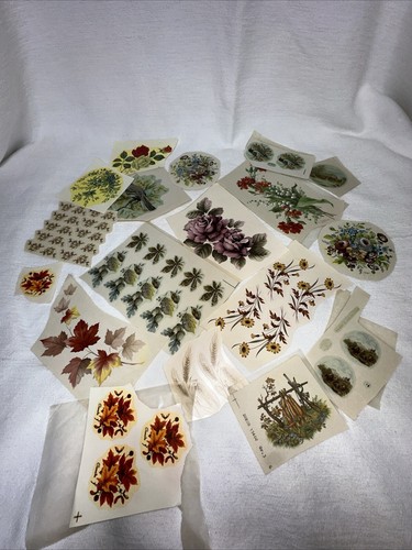 Vintage ceramic decal transfer lot NOS #09