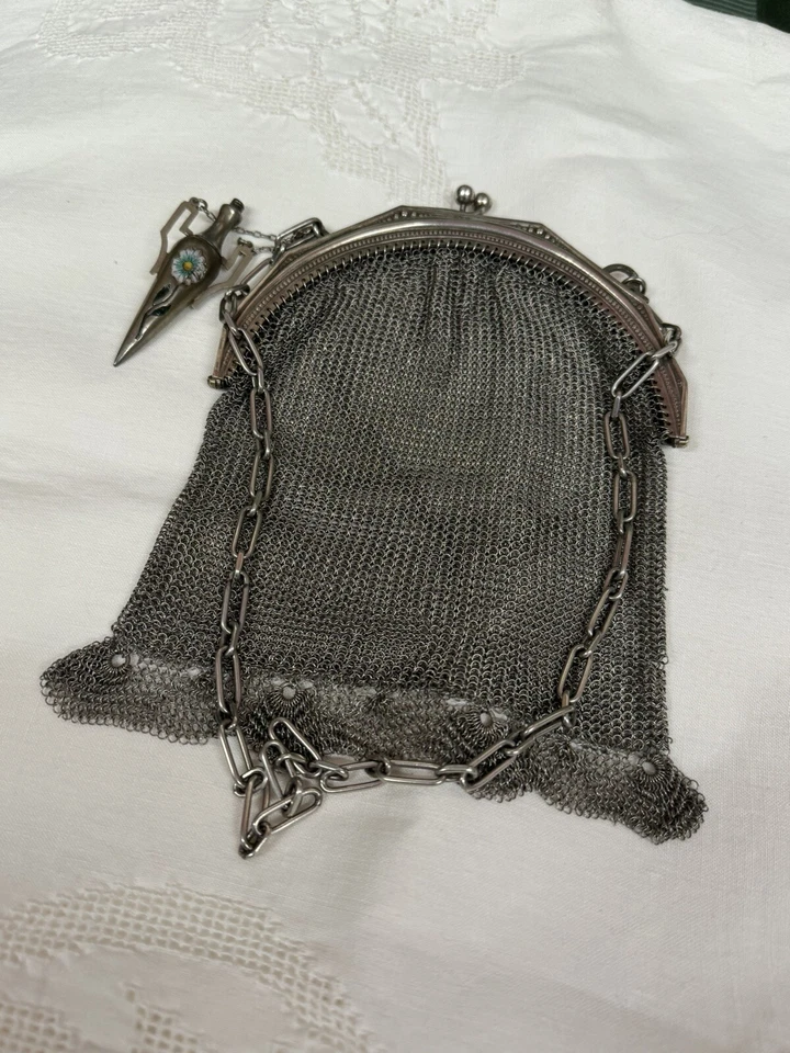 Borsetta Antica In Argento - Immagine 3 di 4