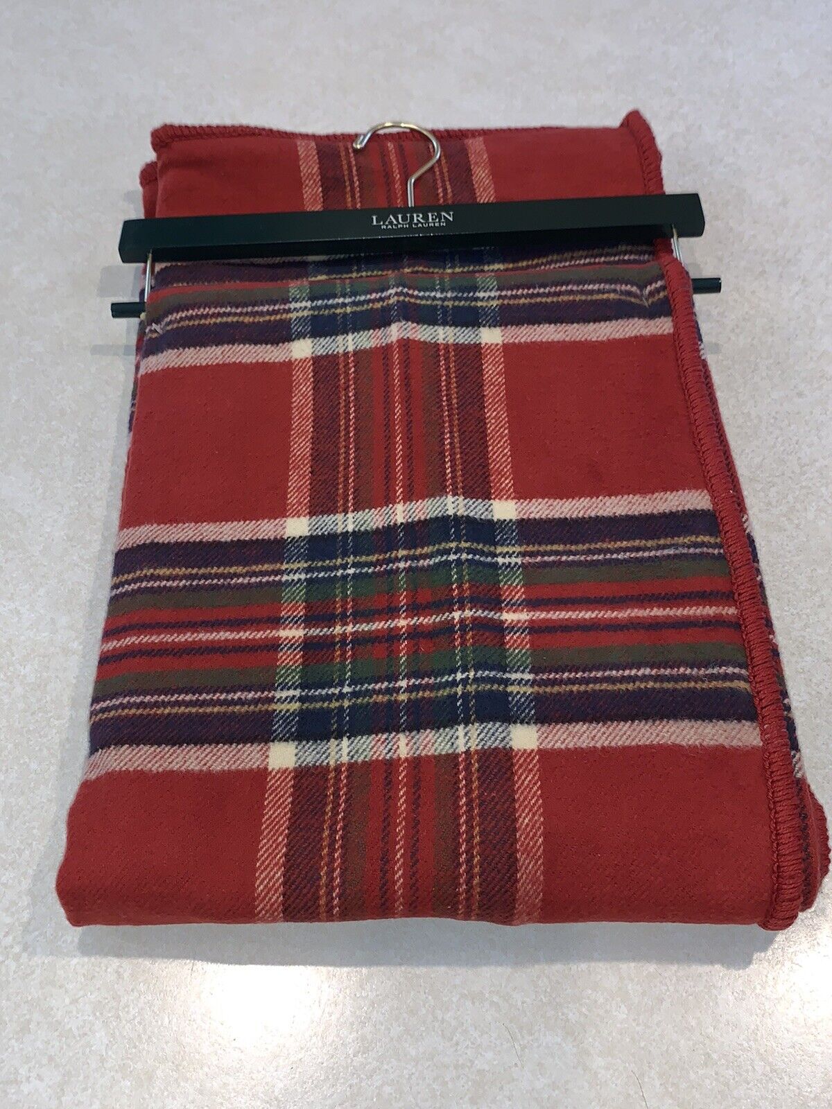 Ralph Lauren Prescott Plaid Red Green White Blue Cotton Throw Blanket 54 X 72 For Sale Online EBay