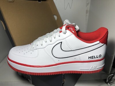 Nike Air Force 1 Hello Urbanstar University Red White CZ0327-100 Size 9.5