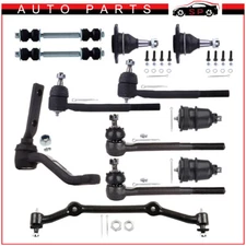 For 1983-1995 Chevy S10 12Pcs Front Ball Joints Center Link Tie Rod Ends Kit