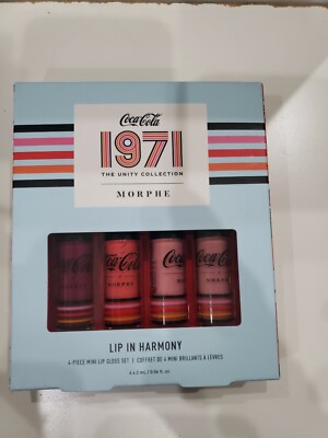 Morphe X Coca-Cola 1971 Unity Lip In Harmony Lip Gloss 4pc Gift Set