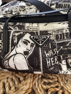 New Limited Edition PRADA Comic Pattern Handbag Authentic | eBay New Limited Edition PRADA Comic Pattern Handbag Authentic | eBay