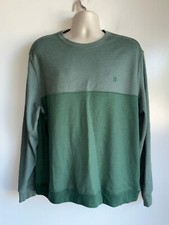 IZOD Advantage Performance Crewneck Green Soft Comfortable Sweatshirt Men's XL