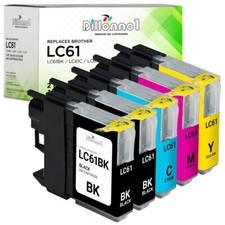 5PK for Brother LC61 LC-61 Ink Cartridges MFC-6490CW MFC-490CW