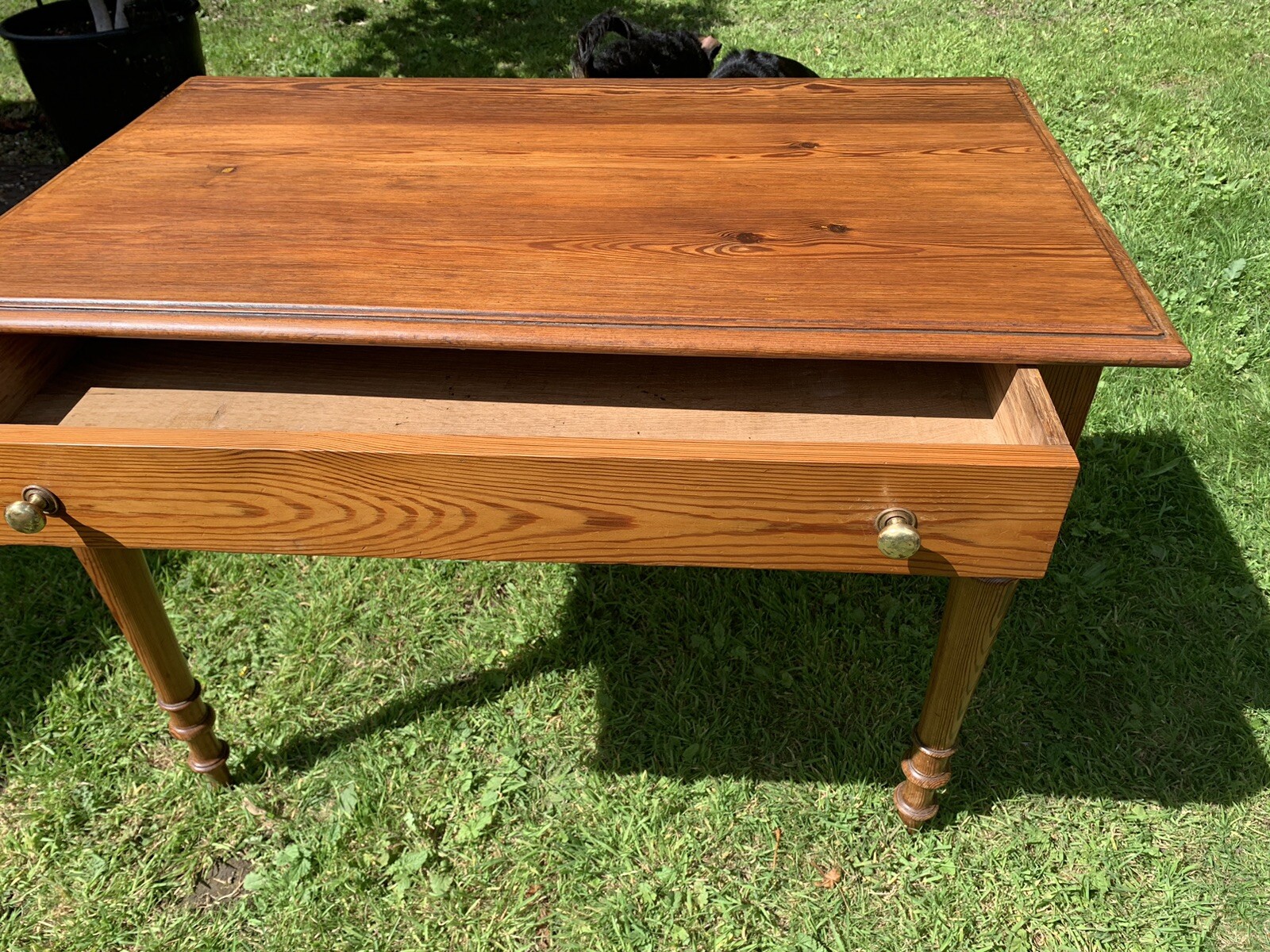 antique pitch pine Dressing Table eBay