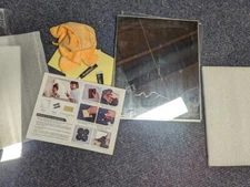 6 Peice  Self-adhesive Glass Wall Tiles  DIY Square Mirror Stick On