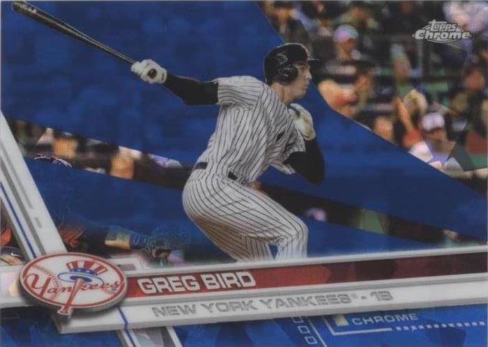 2017 Topps Chrome Sapphire Edition - Greg Bird #485 - 1 of 1