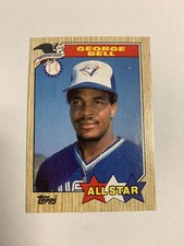 1987 Topps All Star George Bell Toronto Blue Jays 