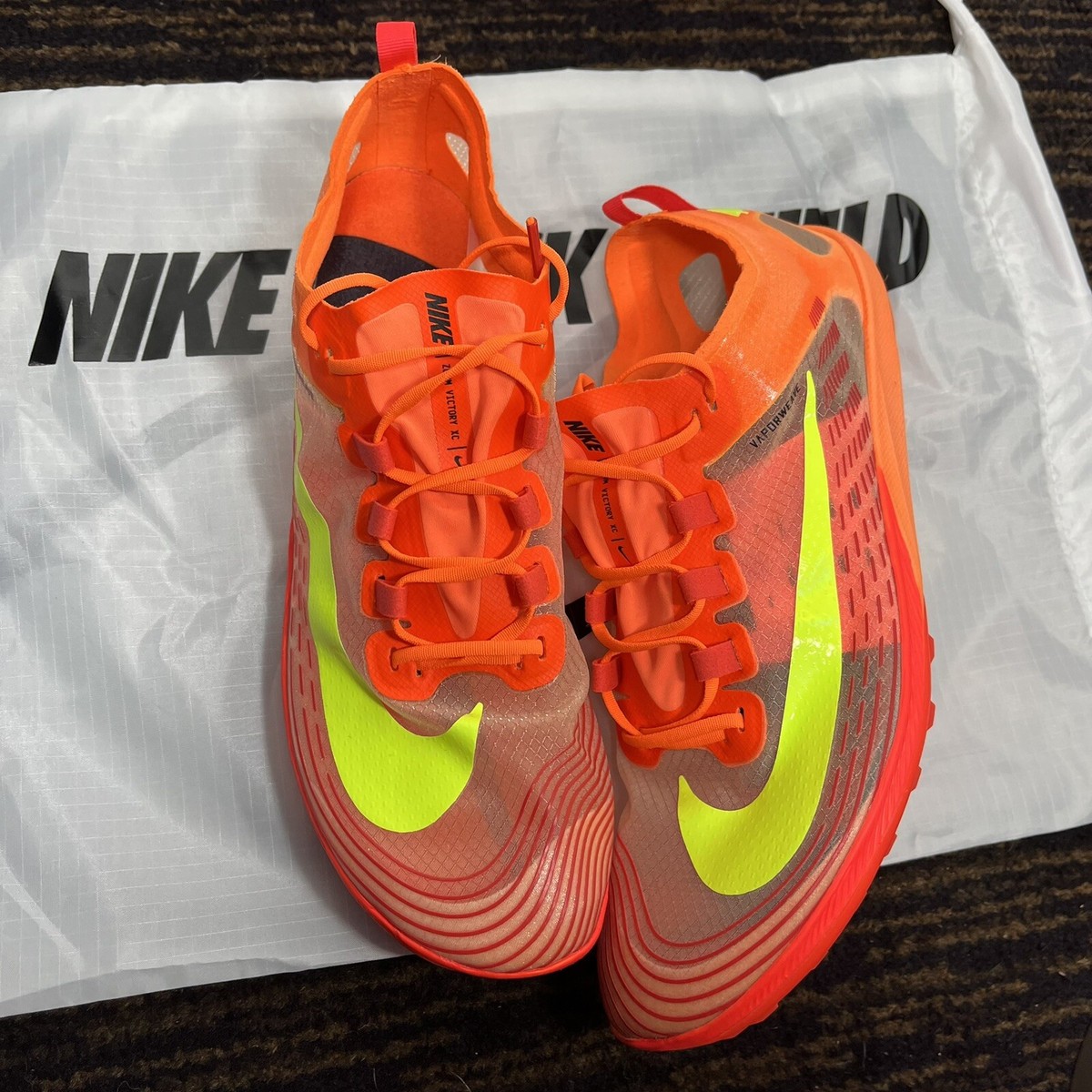 Nike Zoom Victory Waffle 5 Track Shoes Orange Men