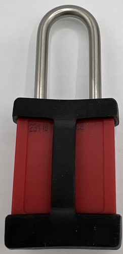 Lot of 5 Master Lock Padlock, Keyed the Same, S31 Red Safety Series Lock Out Tag - Picture 4 of 5