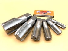 Drill Hog® Set di 6 pezzi per rubinetto per tubi 1/4, 3/8, 1/2, 3/4, 1, 1-1/4 NPT Set di filettatrici per tubi