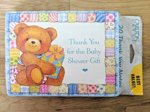 New Carlton Cards Baby Shower Gift 20 Thank You Cards Envelopes New Carlton Cards Baby Shower Gift 20 Thank You Cards Envelopes