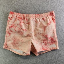 The North Face Shorts Girls L Pink Amphibious Class V Water Activated Print