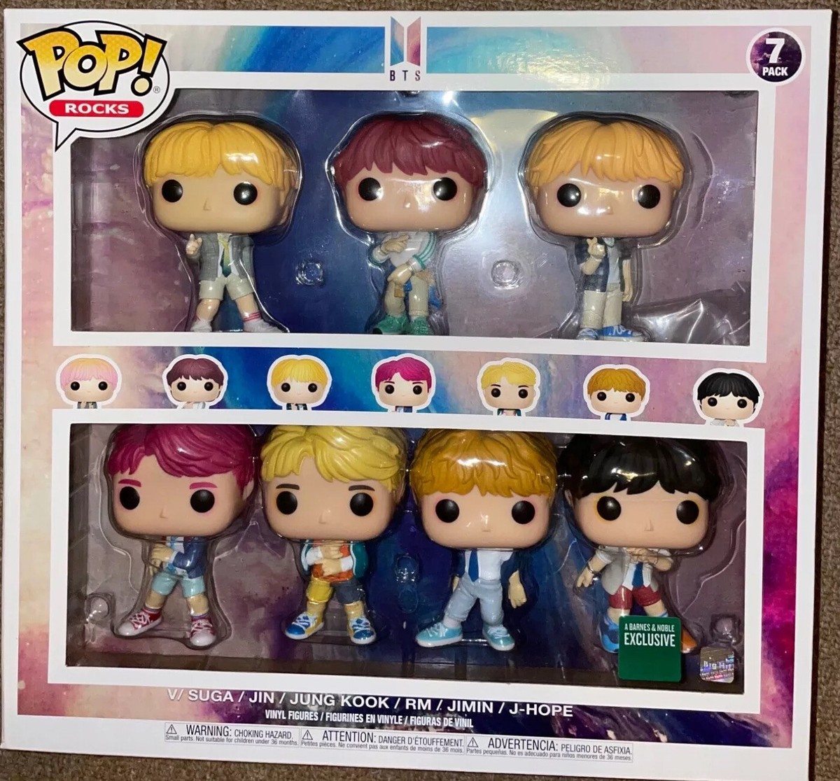 bts funko pop 7 pack Brand new Barnes & Nobles exclusive | eBay
