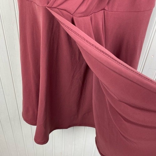 Torrid Studio Knit Surplice Babydoll Cami Apple Butter Pink Womens Size 0X Large - Picture 6 of 9