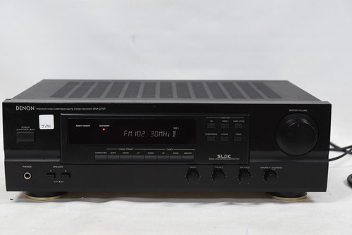 Denon DRA-275R AM/FM Stereo A/V Receiver Amplifier with Phono Input - Vintage
