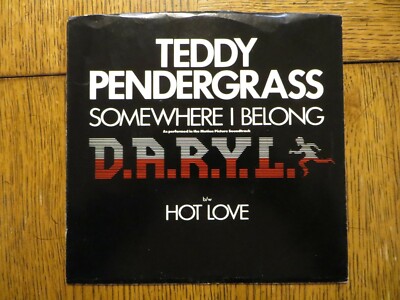 Teddy Pendergrass   Somewhere I Belong - 1985 - Asylum 7-69628 7'' Single EX/VG+