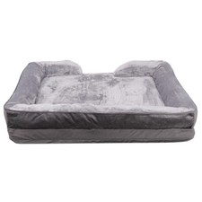 Orthopedic Memory Foam Dog Mattress Large Size w/ Removable Plush Cover