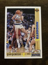 1991 Upper Deck #312 Blair Rasmussen Denver Nuggets L3882*