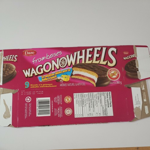 Dare Wagon Wheels raspberry (empty box) 2021 used - Picture 2 of 3