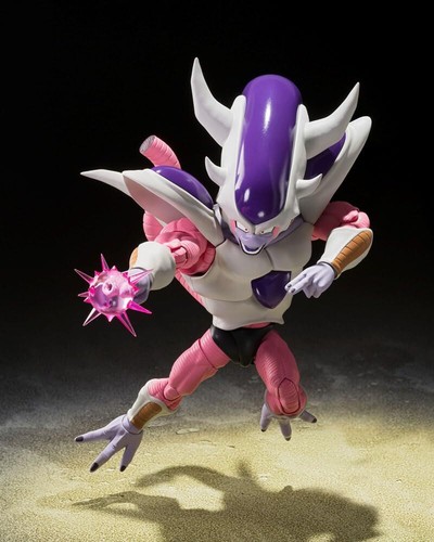 Figura de acción Dragon Ball Z Freezer tercera forma S.H.Figuarts Bandai PVC Japón - Imagen 4 de 7