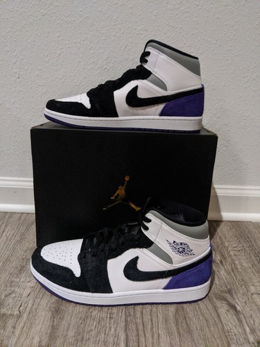 Nike Air Jordan 1 Retro Mid SE Court Purple 852542-105 Men's Size 13  194498336557 | eBay