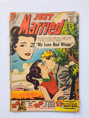 Just Married #14, July 1960 Charlton Comics. LOW LOW GRADE READ