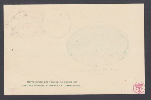 Belgium Sc C2 on 1933 Ghent commemorative Tuberculosis Charity AIR MAIL postcard - Picture 2 of 2