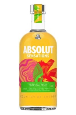 Absolut | Sensation | Tropical Fruit | Limitiert | 6 x 0,7 Liter | Alk.: 20%