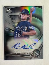 K301,156 - 2022 Bowman Platinum Top Prospects Auto #TOP23 Michael Morales