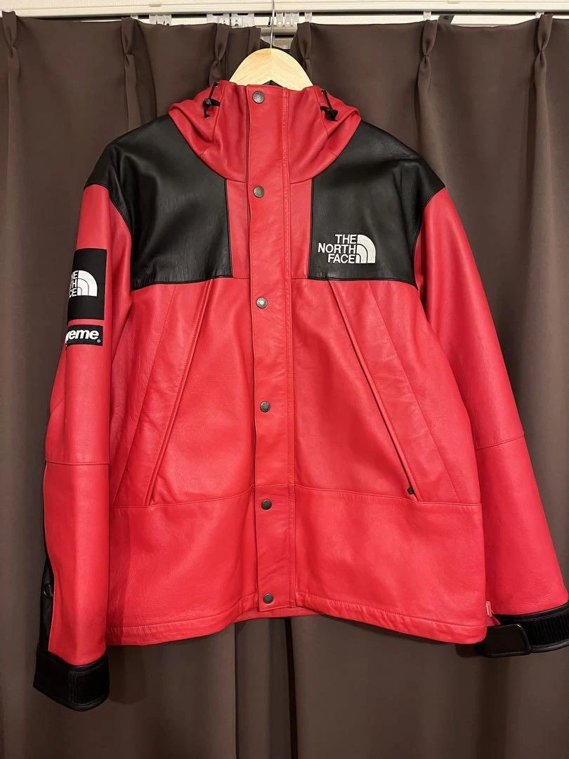 Veste en cuir de montagne Supreme 18Aw vêtements d'extérieur élégants manteau durable streetwear