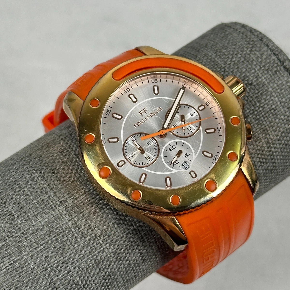 Authentic Folli Follie Chronograph Watch Watch Folli Follie Silver in Steel - 50678431 main image 2
