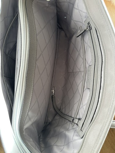 MICHAEL KORS Jet Set Large Saffiano Tote Bah Pearl Grey Handtasche - Bild 5 von 6