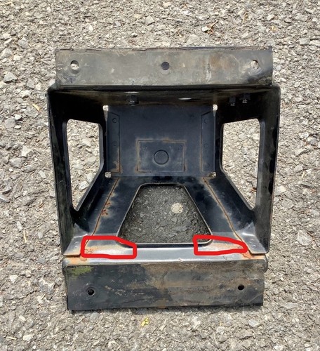 87-06 Jeep Wrangler YJ TJ Factory Spare Tire Carrier Rack Tailgate Mount - Picture 6 of 6