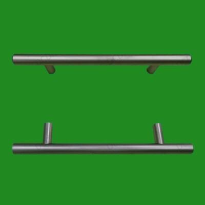 6x 96mm Matt Chrom Effekt Türgriff T Stange,Kleiderschrank,Schrank,Schrank