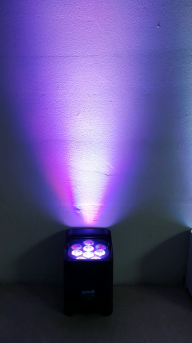 4 piezas + Bolsa 6 * 18 W RGBWAUV Inalámbrico Alimentado por Batería IR LED Par DJ Fiesta Boda Luz - Vídeo 1 de 1
