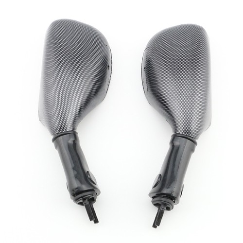 Motorcycle Rearview Mirrors Kawasaki Ninja ZX6R 1998-2002 ZX9R 1998-2003 Carbon - Picture 2 of 5