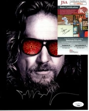 JEFF BRIDGES signed autographed 8x10 THE BIG LEBOWSKI THE DUDE photo JSA