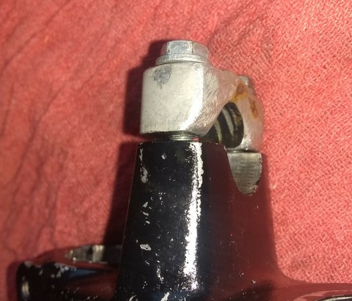 1983 Honda XR100 Triple Tree Top Bridge Steering Stem XR 100 - Picture 6 of 6