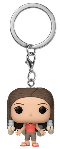 Thumbnail - Friends 80's Monica Geller W / Braids Pop Pocket Keychain
