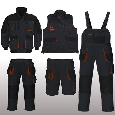 workwear Arbeitshose Latzhose Arbeit Jacke Weste set Cargo Bau Größe XXS-7XL '''